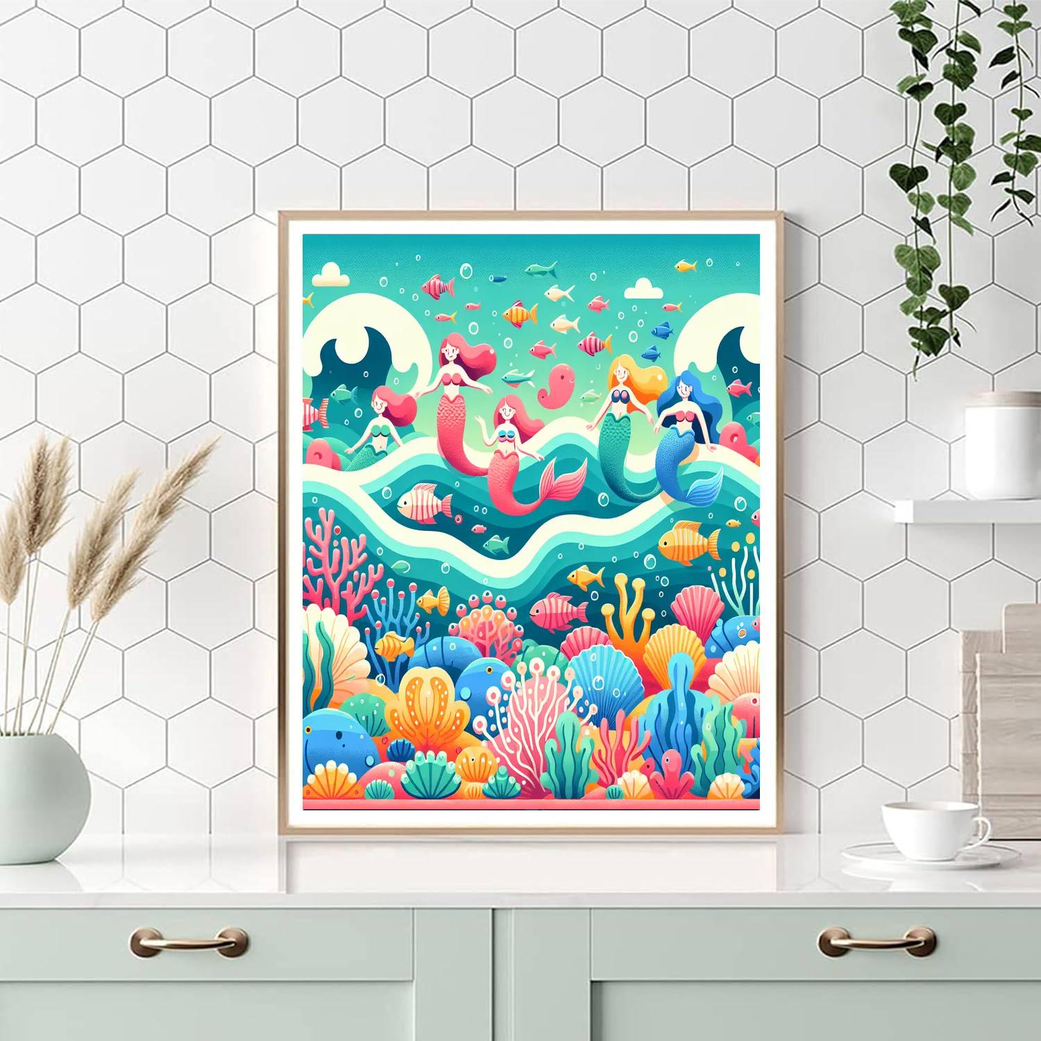 Mystic Underwater Adventure Painting By Numbers Kit