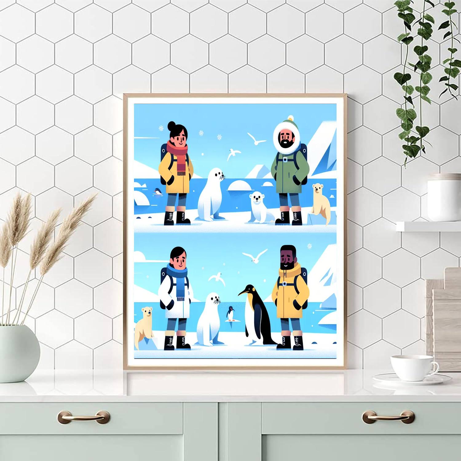 Arctic Wonderland Expedition DIY Paint By Numbers