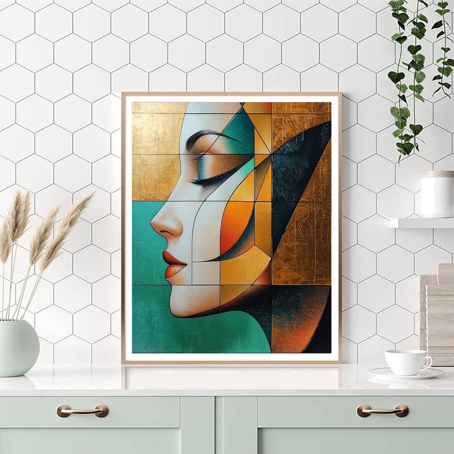 Tamara De Lempicka Inspired Deco Retro Futurism  DIY Paint By Numbers