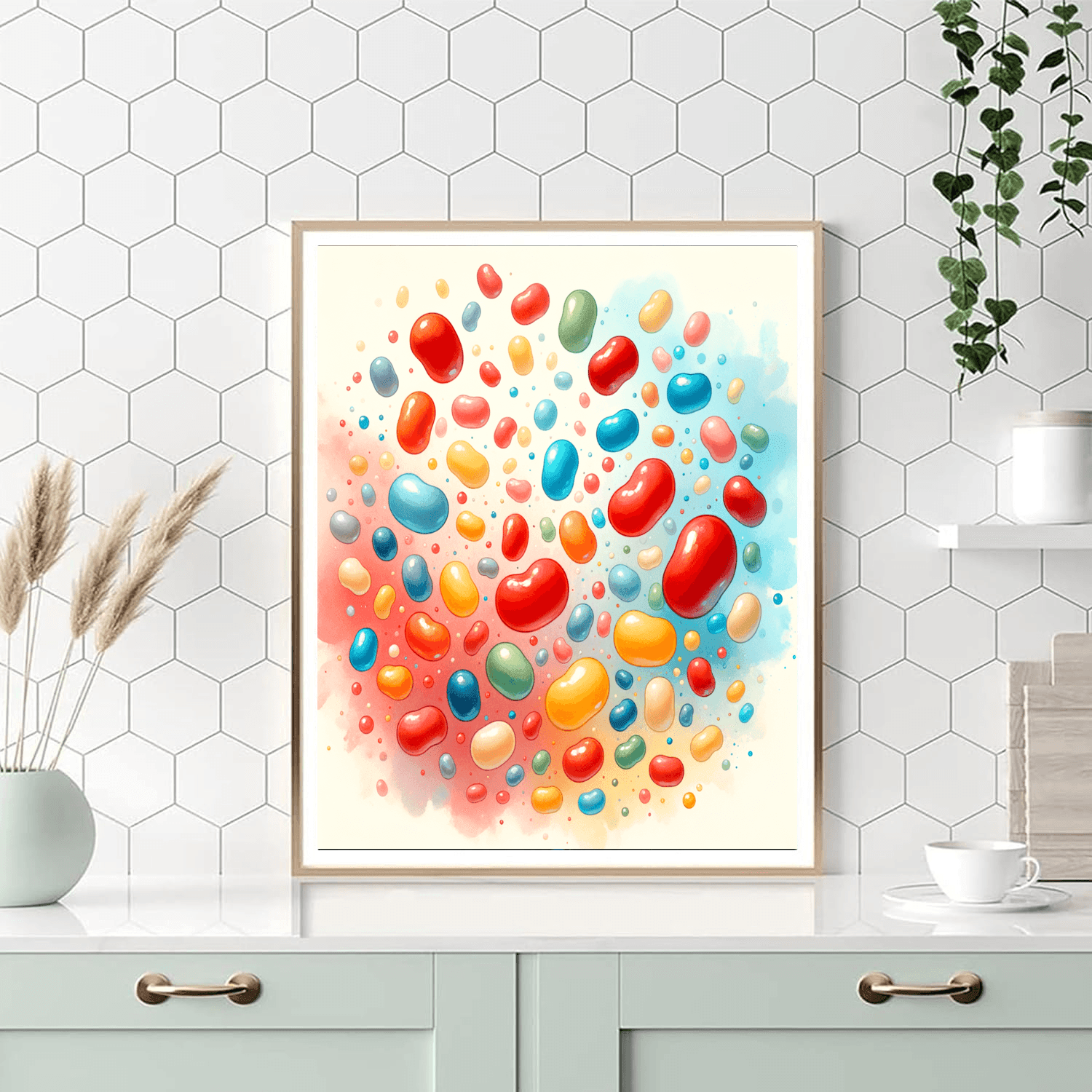 Joyful Jellybeans - DIY Painting By Numbers Kit