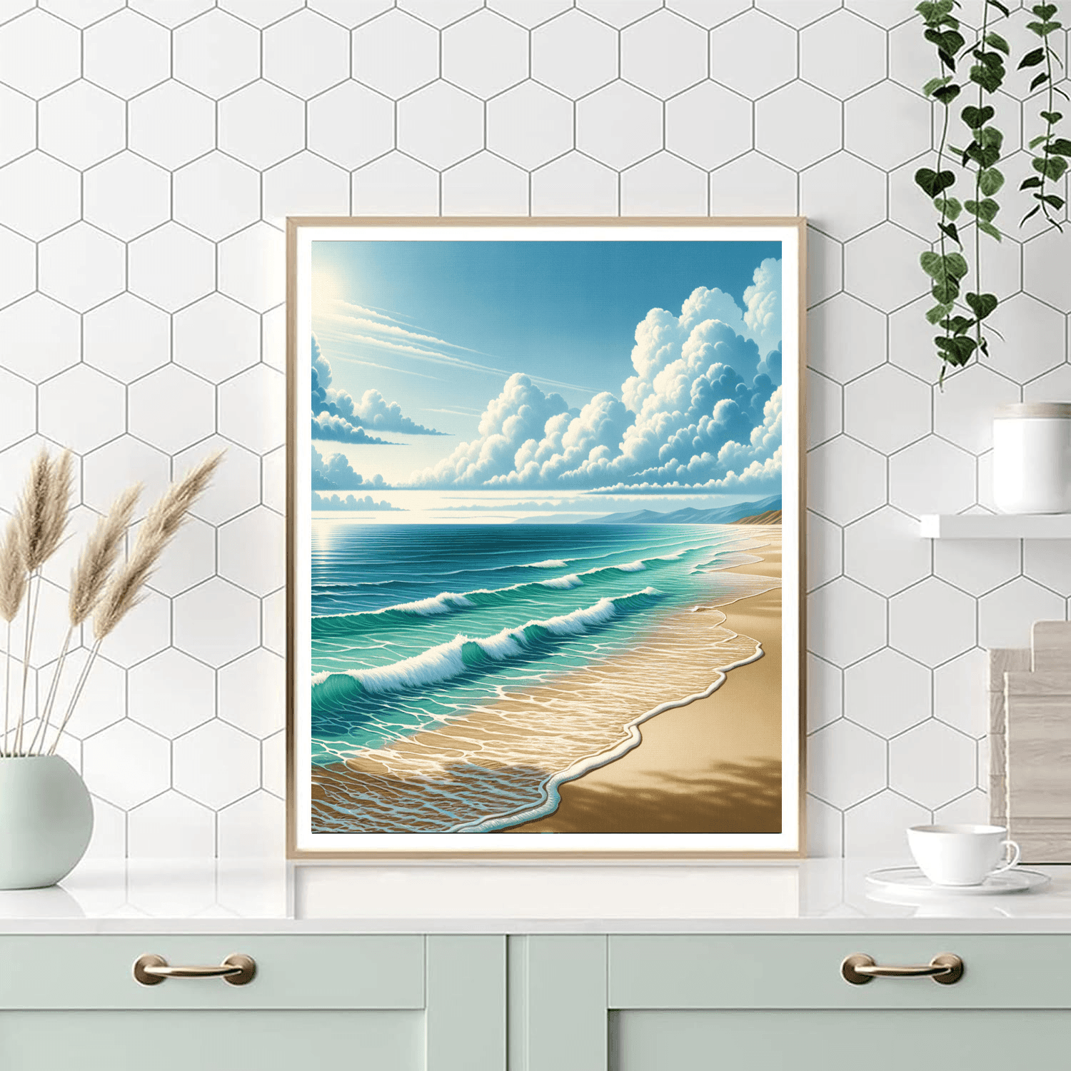 Blissful Beach Retreat Paint By Number