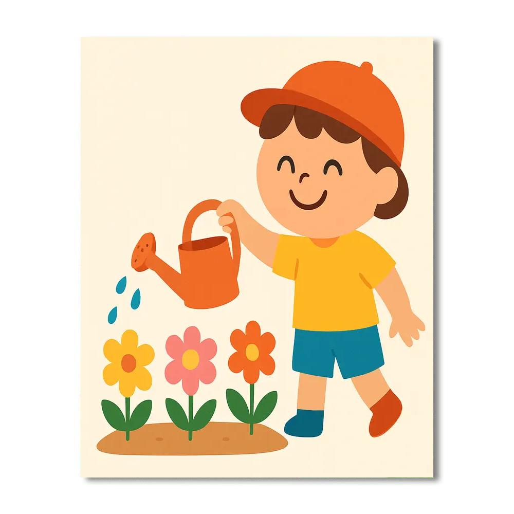 Little Garden Helper Numbered Painting Kits