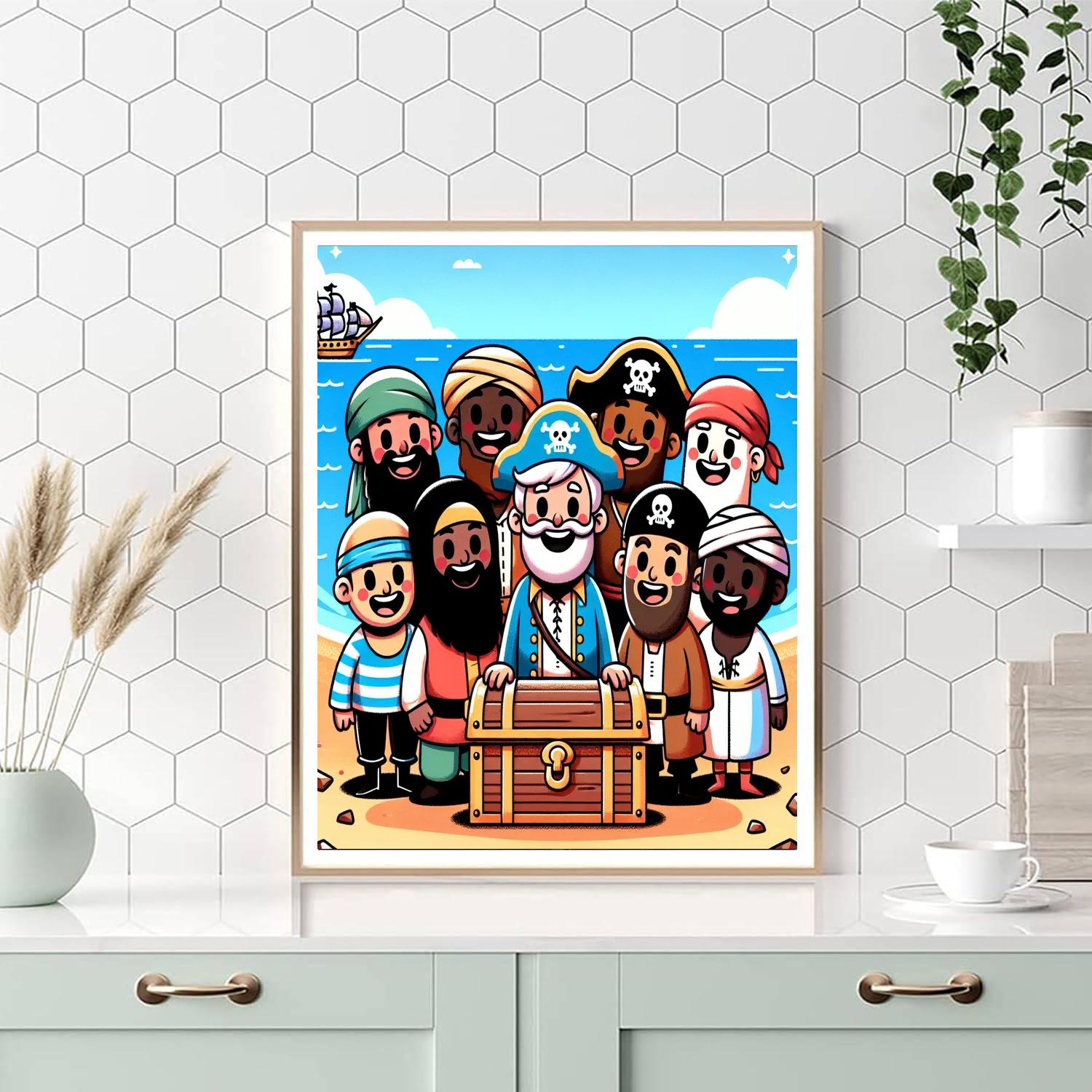 Pirate's Lagoon Numbered Painting Kits