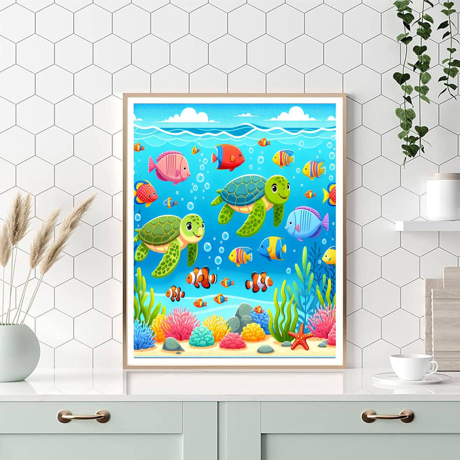 Ocean Wonders Adventure Paint By Numbers