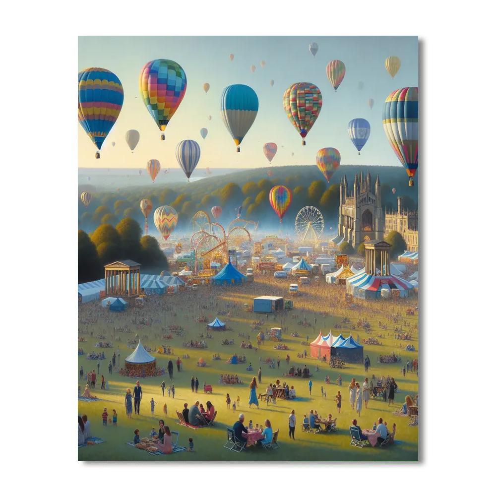 Balloon Fiesta - United Kingdom Paint By Number