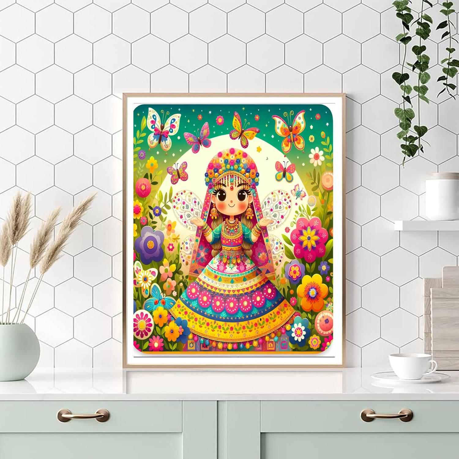 Fairy Princess's Garden Soiree Paint By Numbers Kits