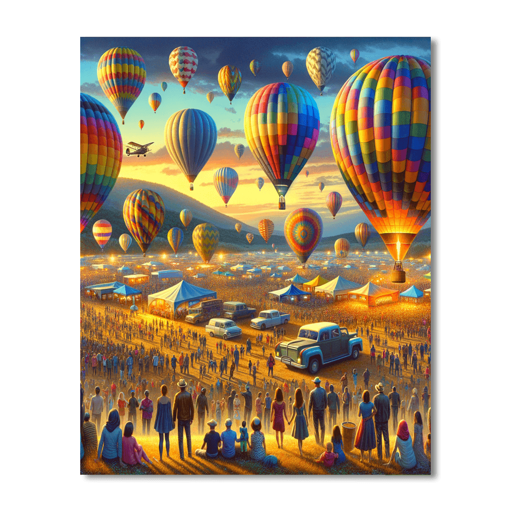 Balloon Fiesta - Philippines DIY Paint By Numbers