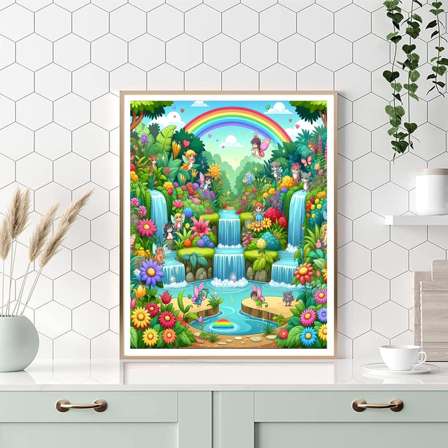 Garden Of Magical Creatures Painting By Numbers Kit