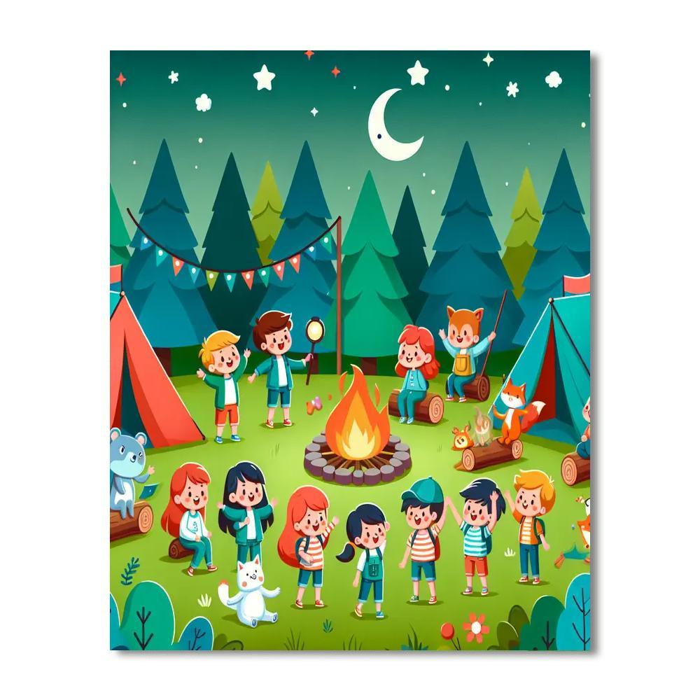Camping Adventures Paint By Numbers Kits
