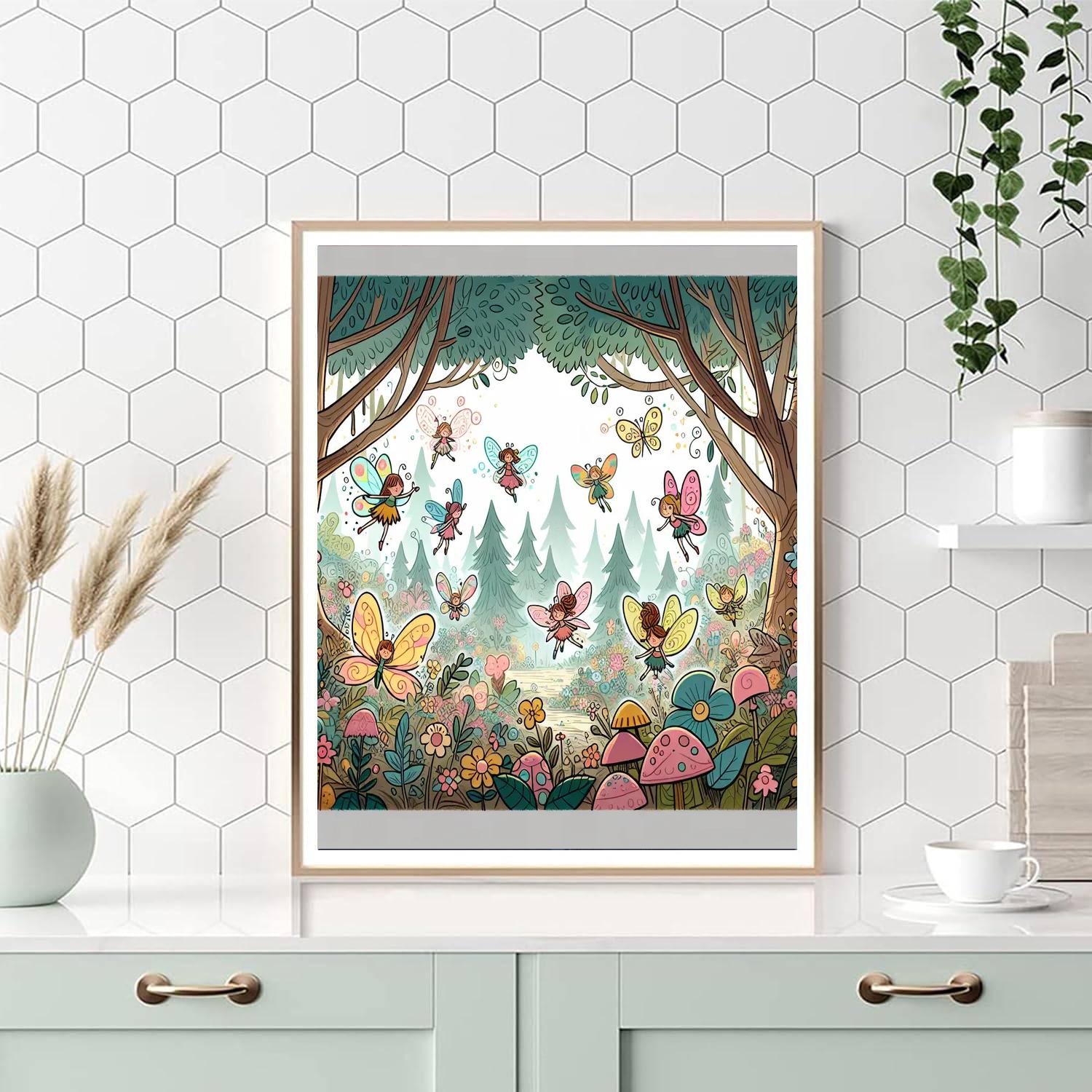 Mysterious Fairy Tale Forest Painting By Numbers Kit