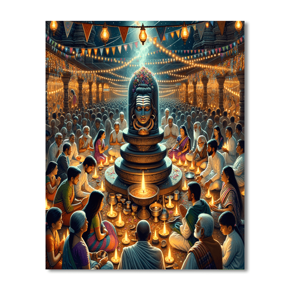 Maha Shivaratri - India DIY Paint By Numbers