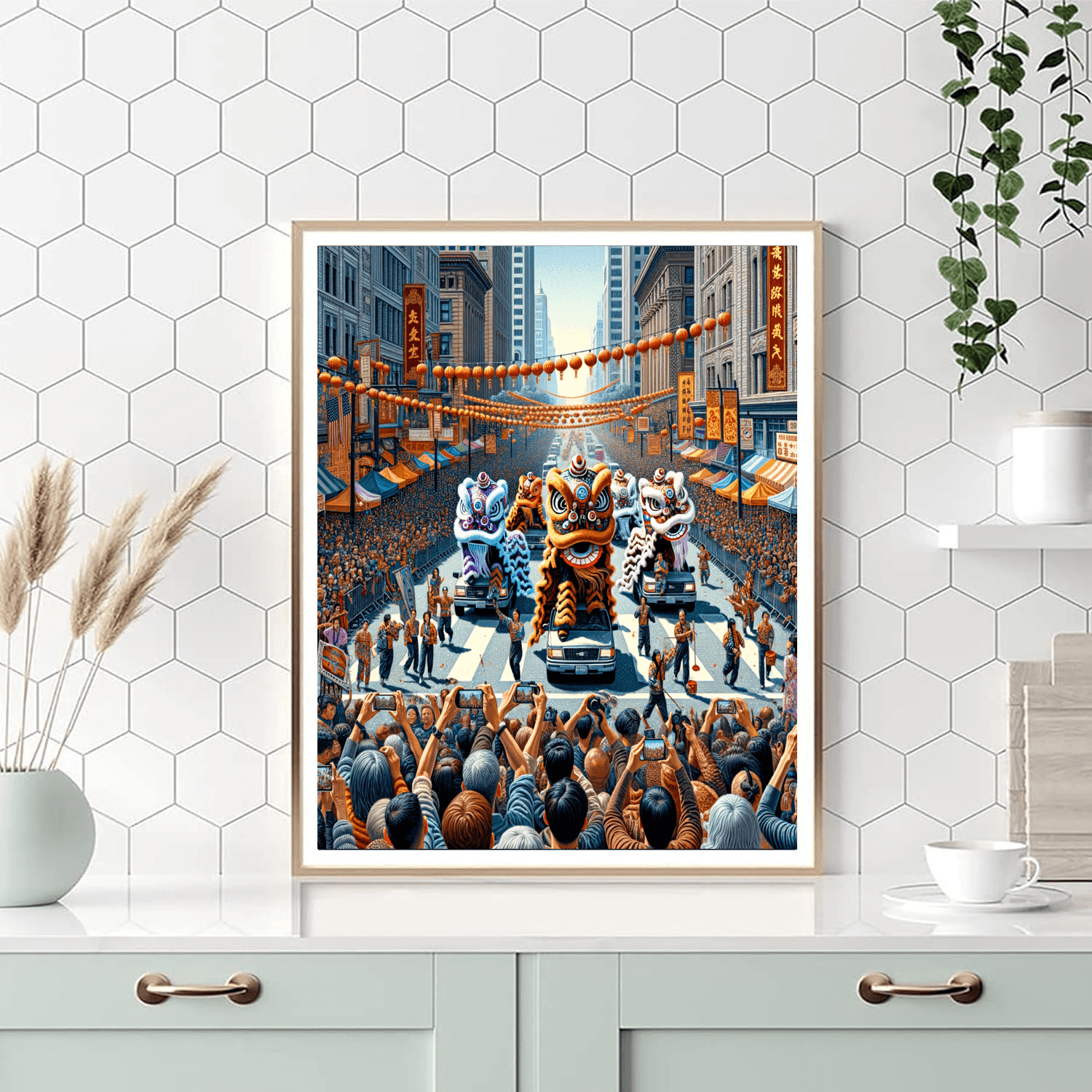 The San Francisco Chinese New Year Festival Paint By Color