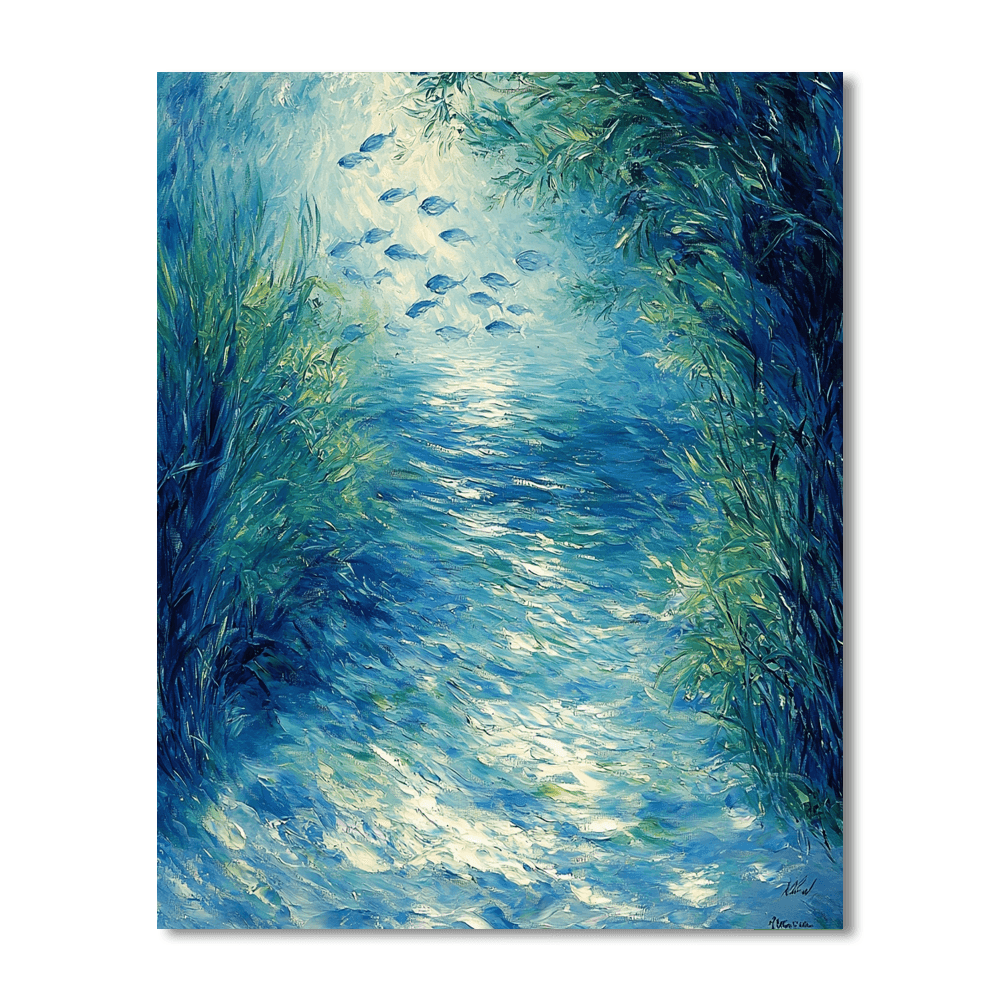 Pierre-Auguste Renoir Inspired Ethereal Waters  Painting By Numbers Kit