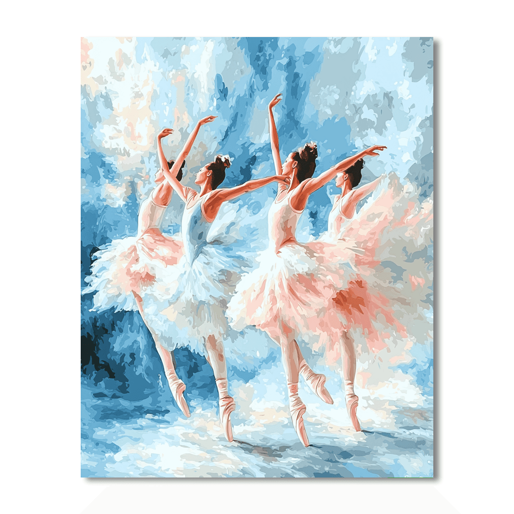 Degas Inspired Ethereal Ballet - DIY Painting By Numbers Kit