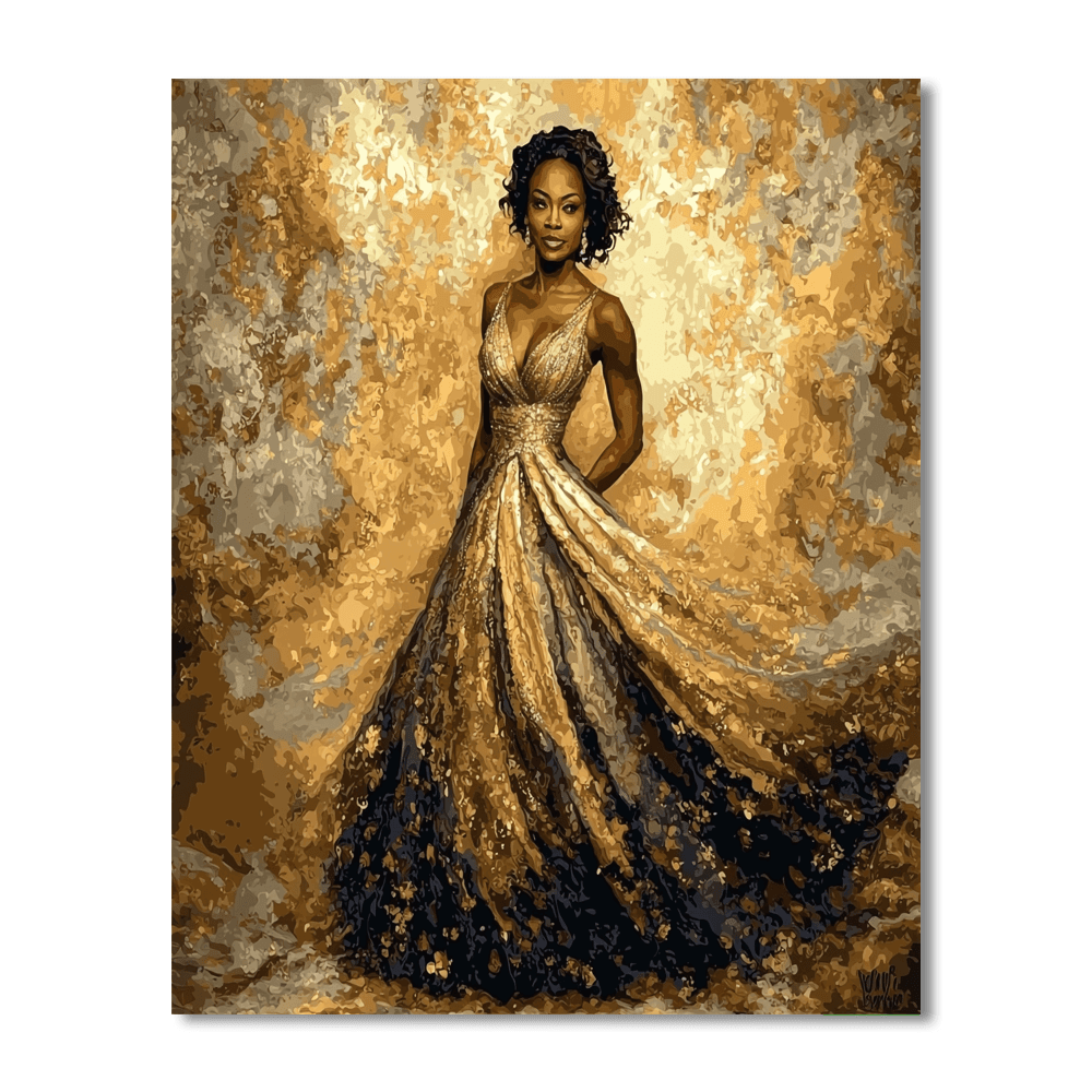 Viola Davis: The Resilient Force Of Authenticity Painting By Numbers Kit