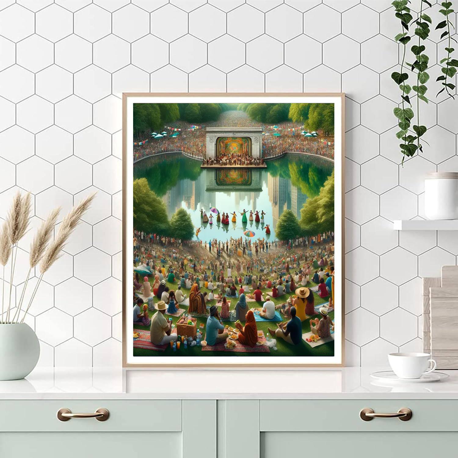 Harlem Meer Performance Festival Paint By Color