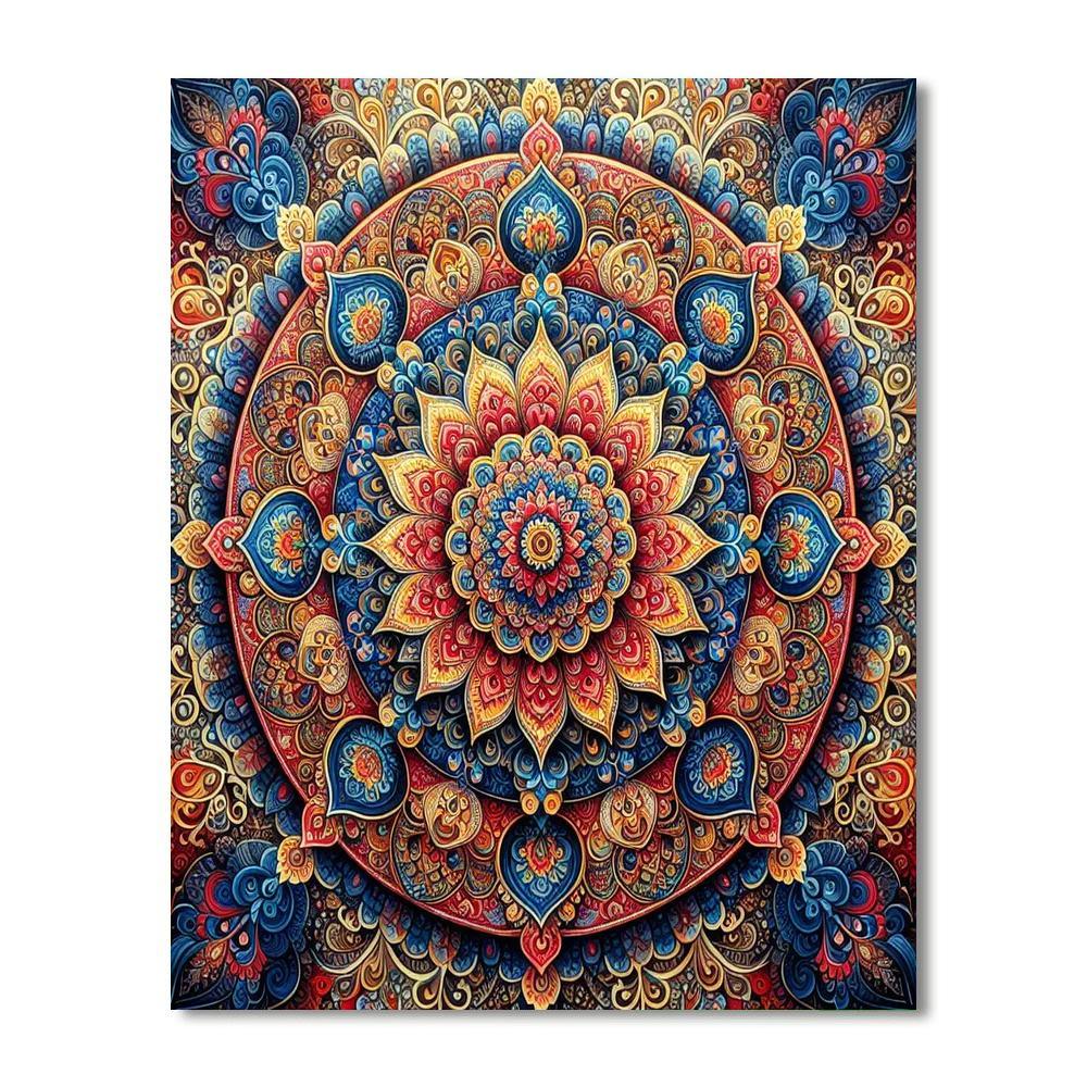 Spiritual Mandala Radiance DIY Paint By Numbers