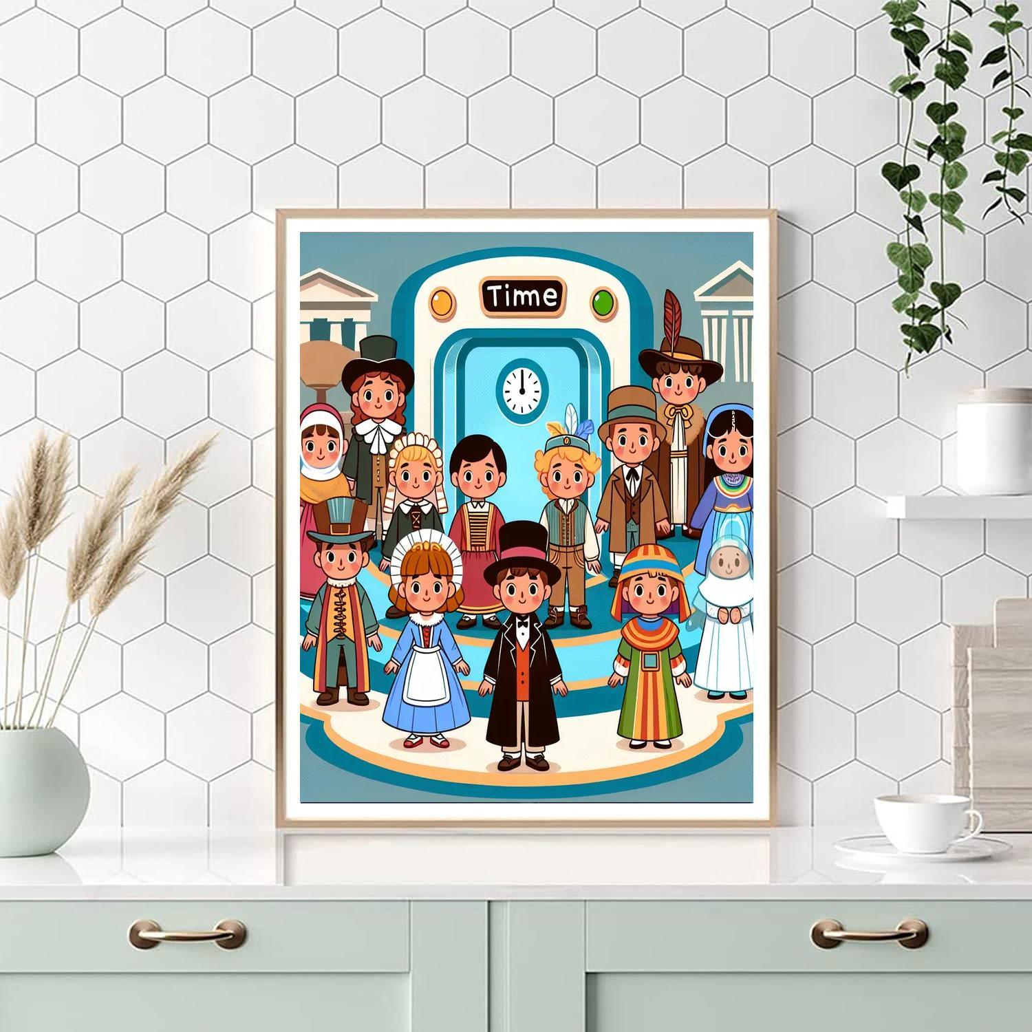 Time-travel Adventure Painting By Numbers Kit
