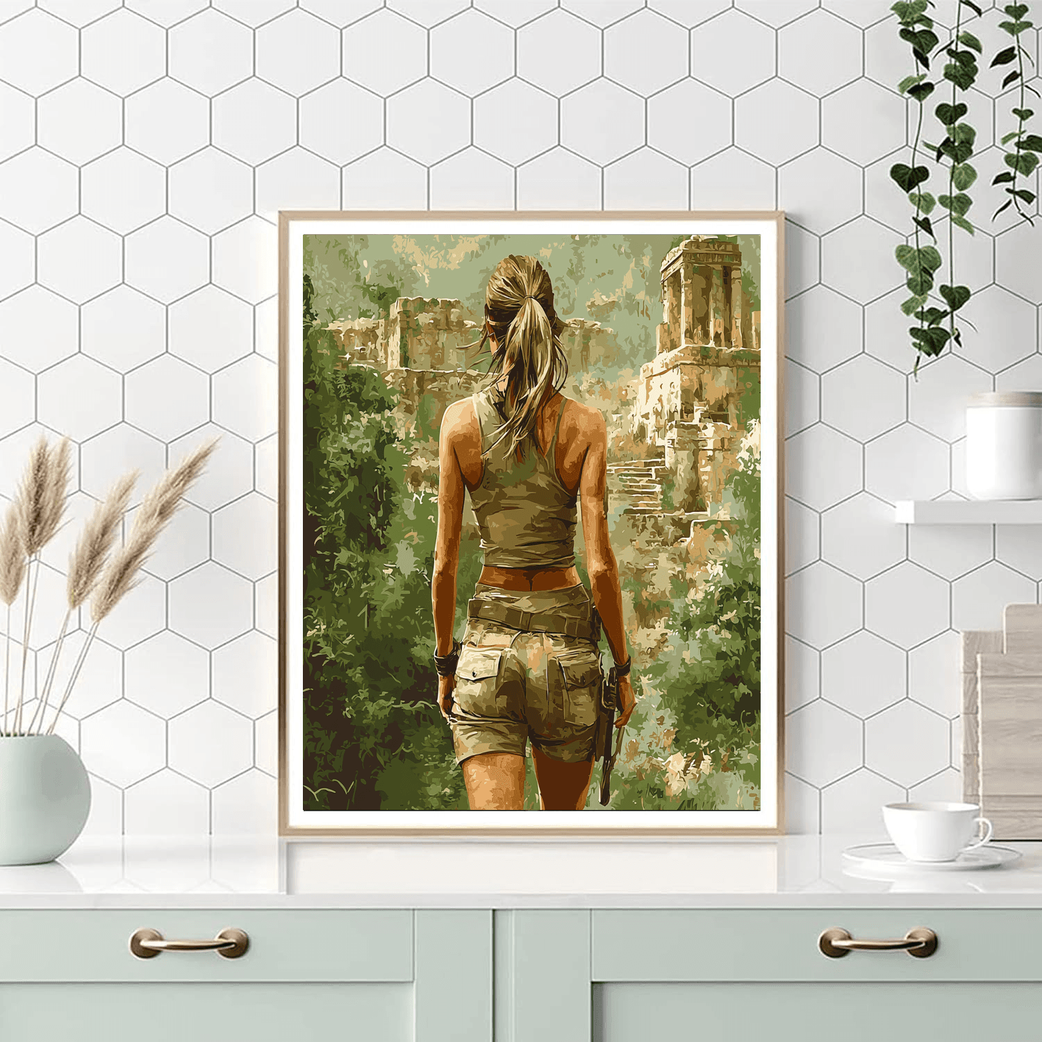 Angelina Jolie: Beyond Tomb Raider's Adventurous Spirit Paint By Number