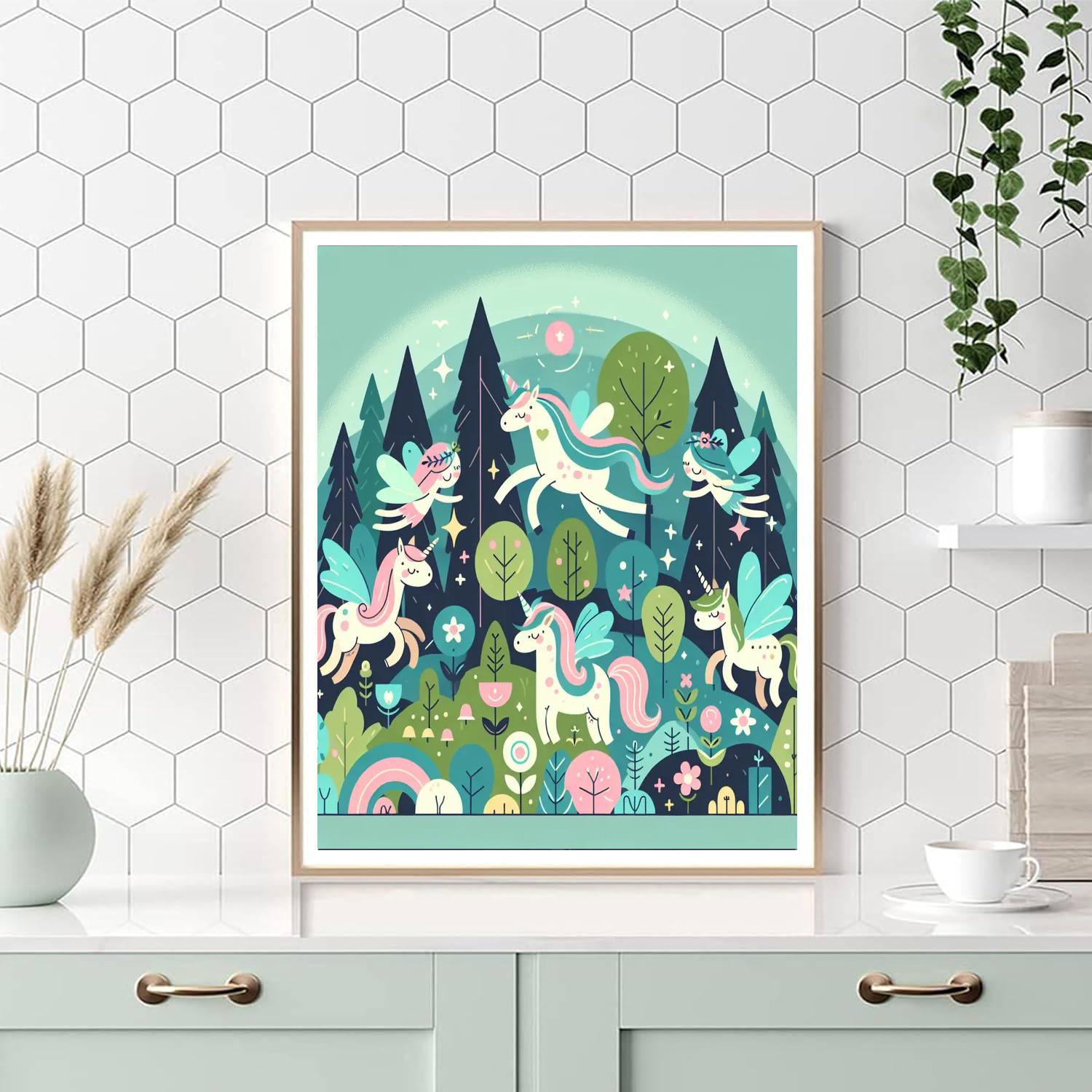 Magic Woodland Painting By Numbers Kit
