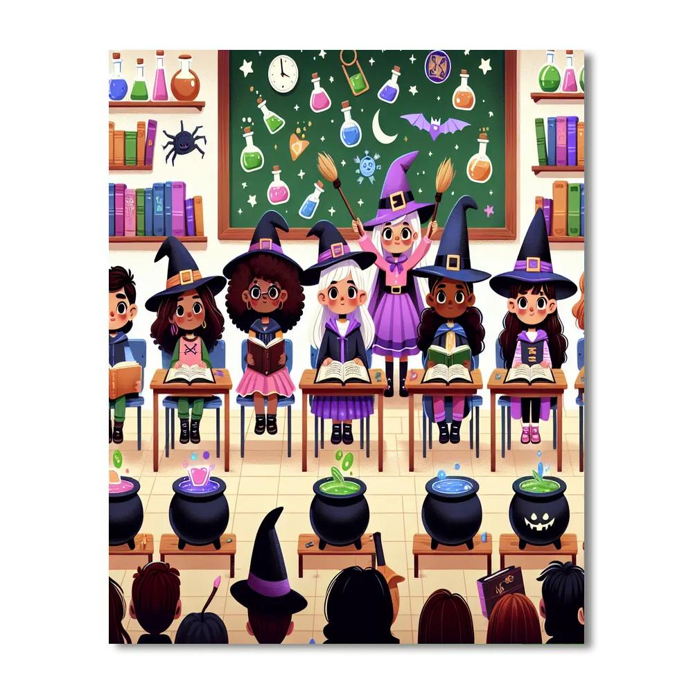 Magic Potion Academy Paint By Numbers