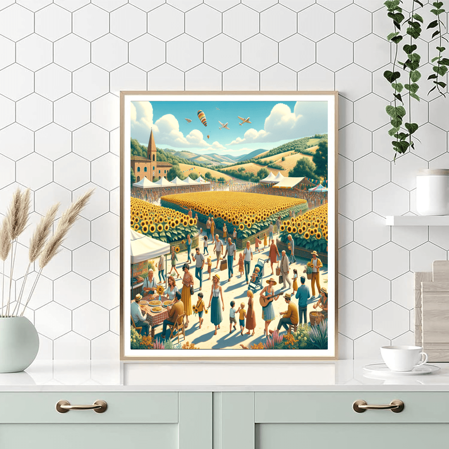 Sunflower Festival Painting By Numbers Kit