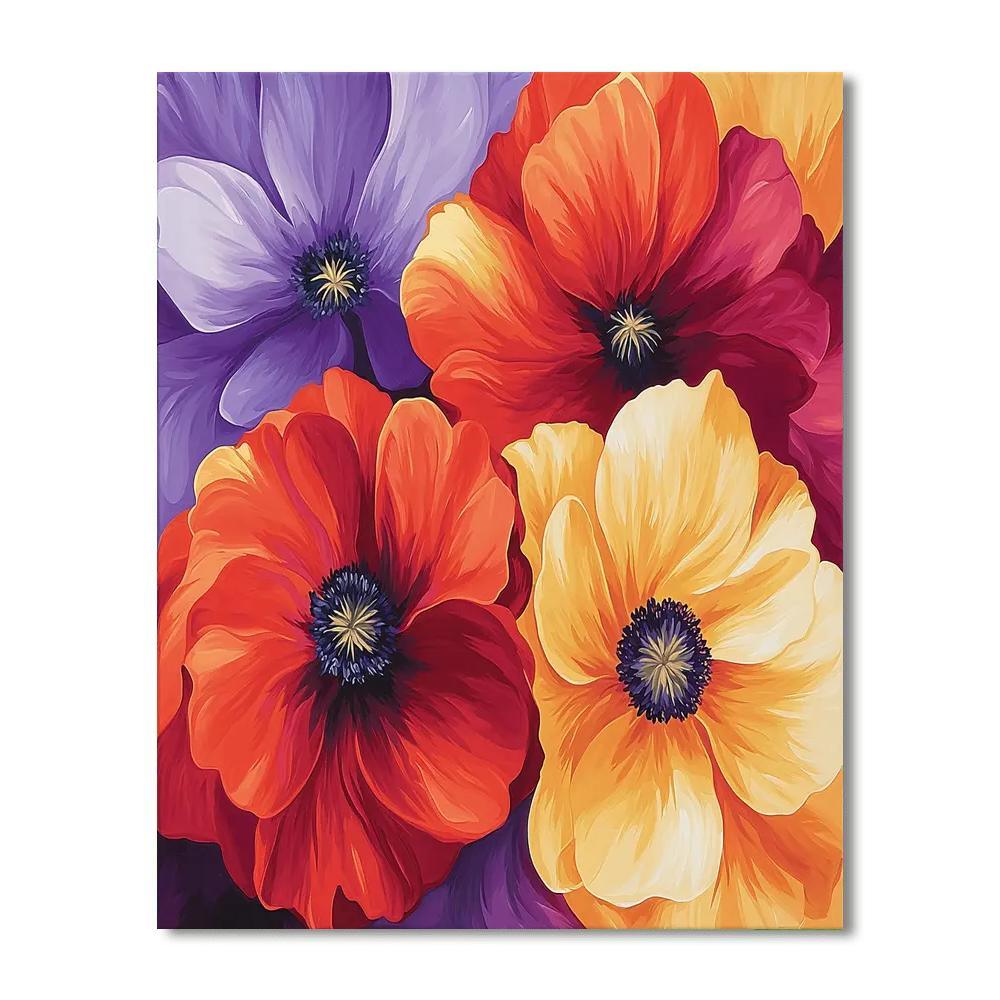 Georgia O'Keeffe Inspired Midsummer Blooms  Painting By Numbers Kit