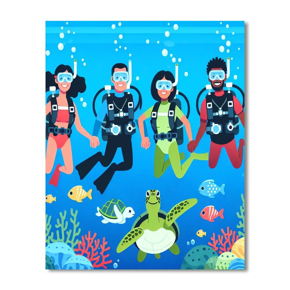 Ocean Adventurers Paint By Numbers