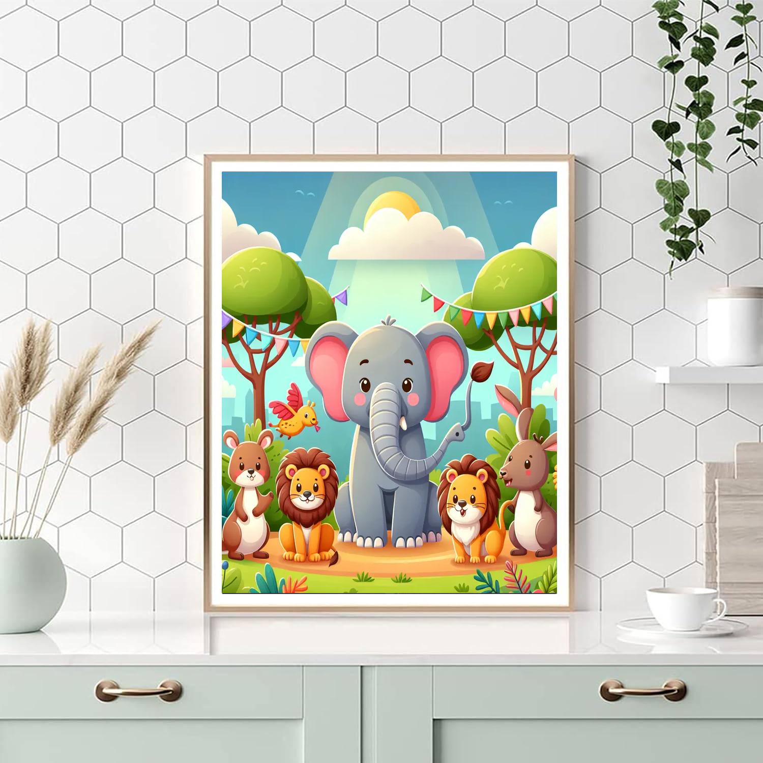 Animal Kingdom Festival Paint By Numbers Kits