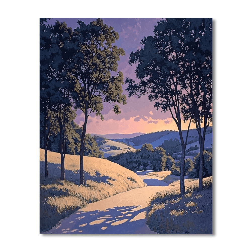 Edward Hopper Inspired Chasing Shadows  Paint By Numbers Art