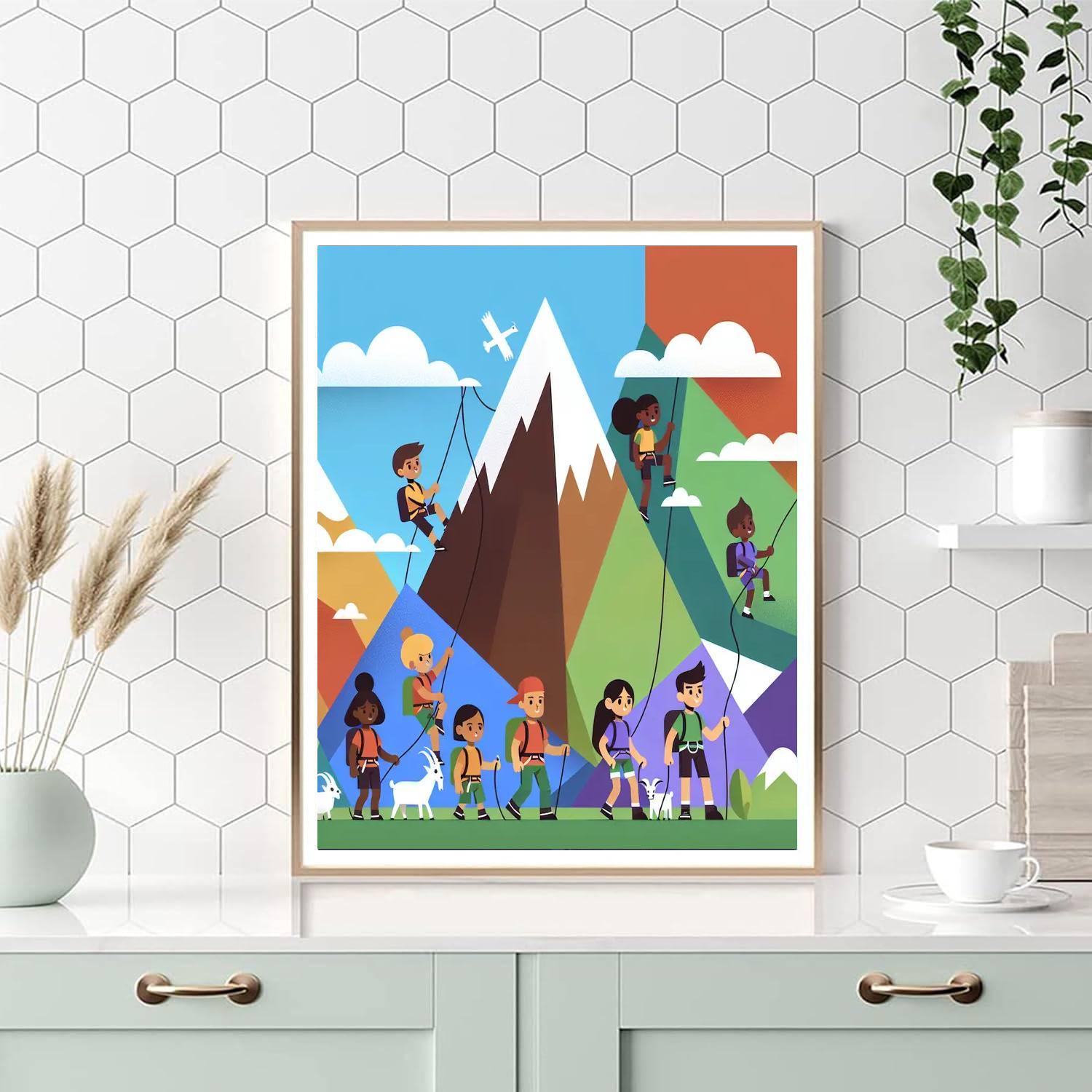 Magic Mountain Expedition Paint By Color