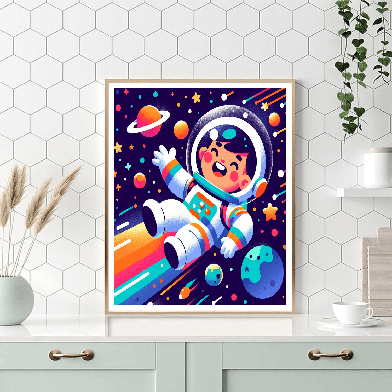 Brave Space Explorer Paint By Number