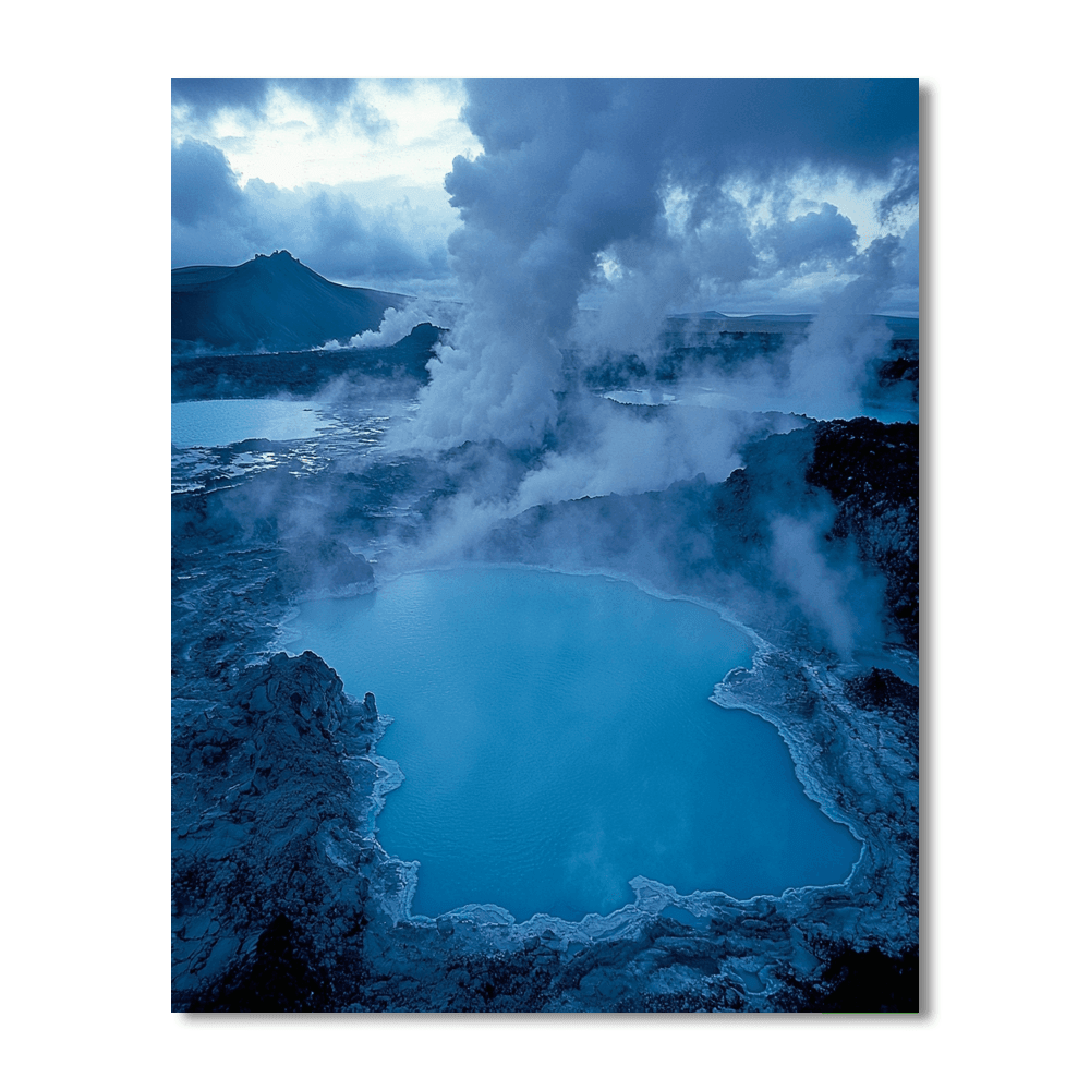 Iceland's Blue Lagoon Paint By Numbers Kits