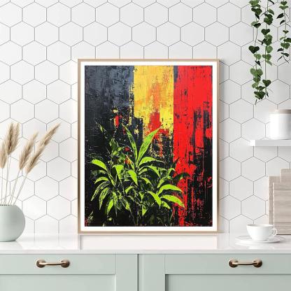 Banksy Inspired Nature's Resistance  Paint By Number