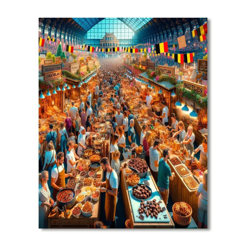Gastronomy Festival - Belgium Paint By Numbers Kits