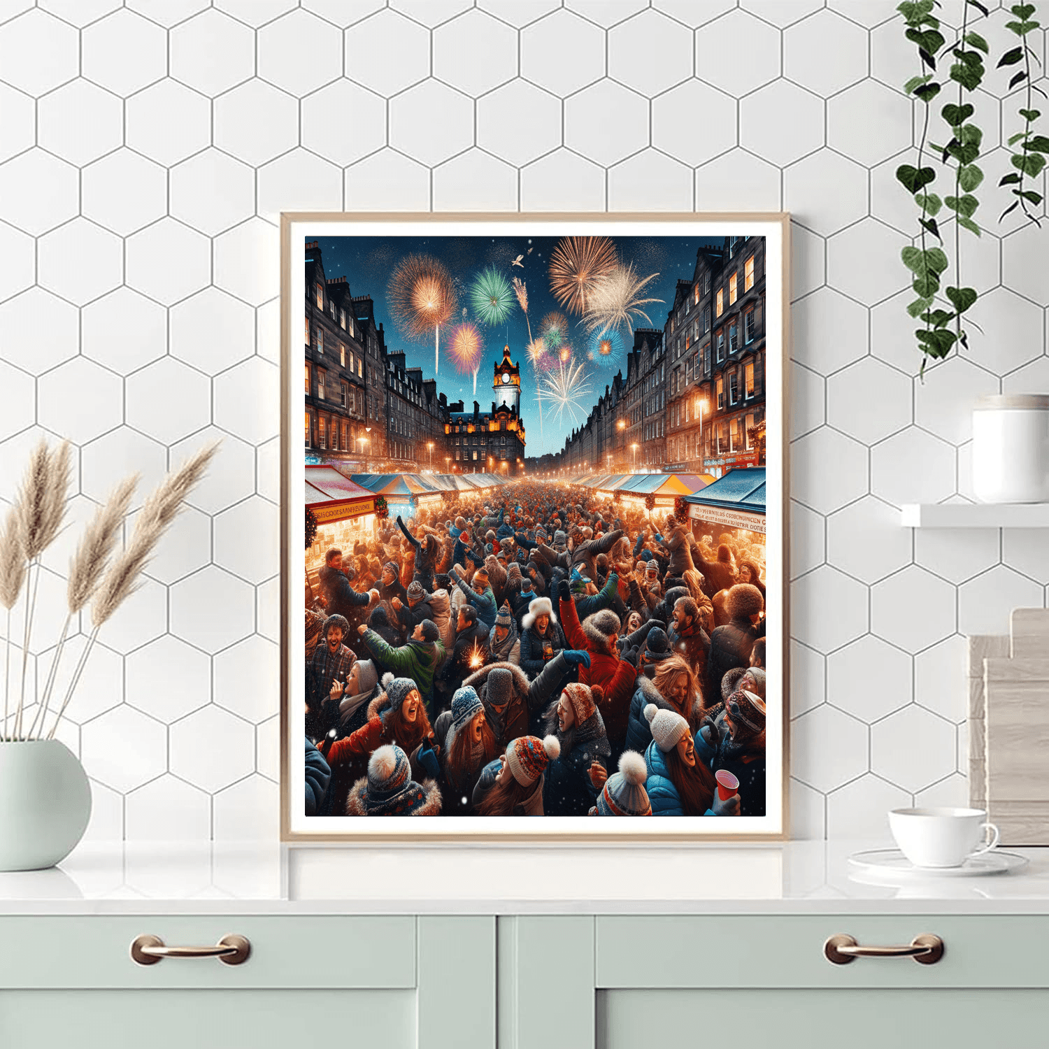 Hogmanay Painting Number Kit