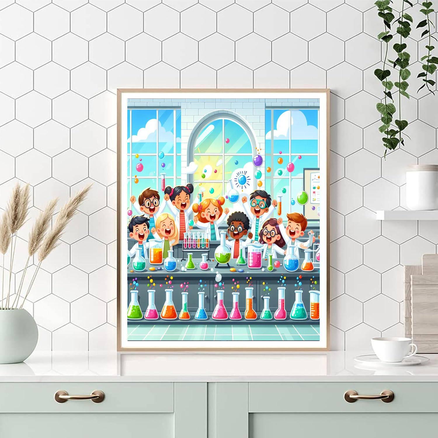 Magical Science Lab Paint By Numbers