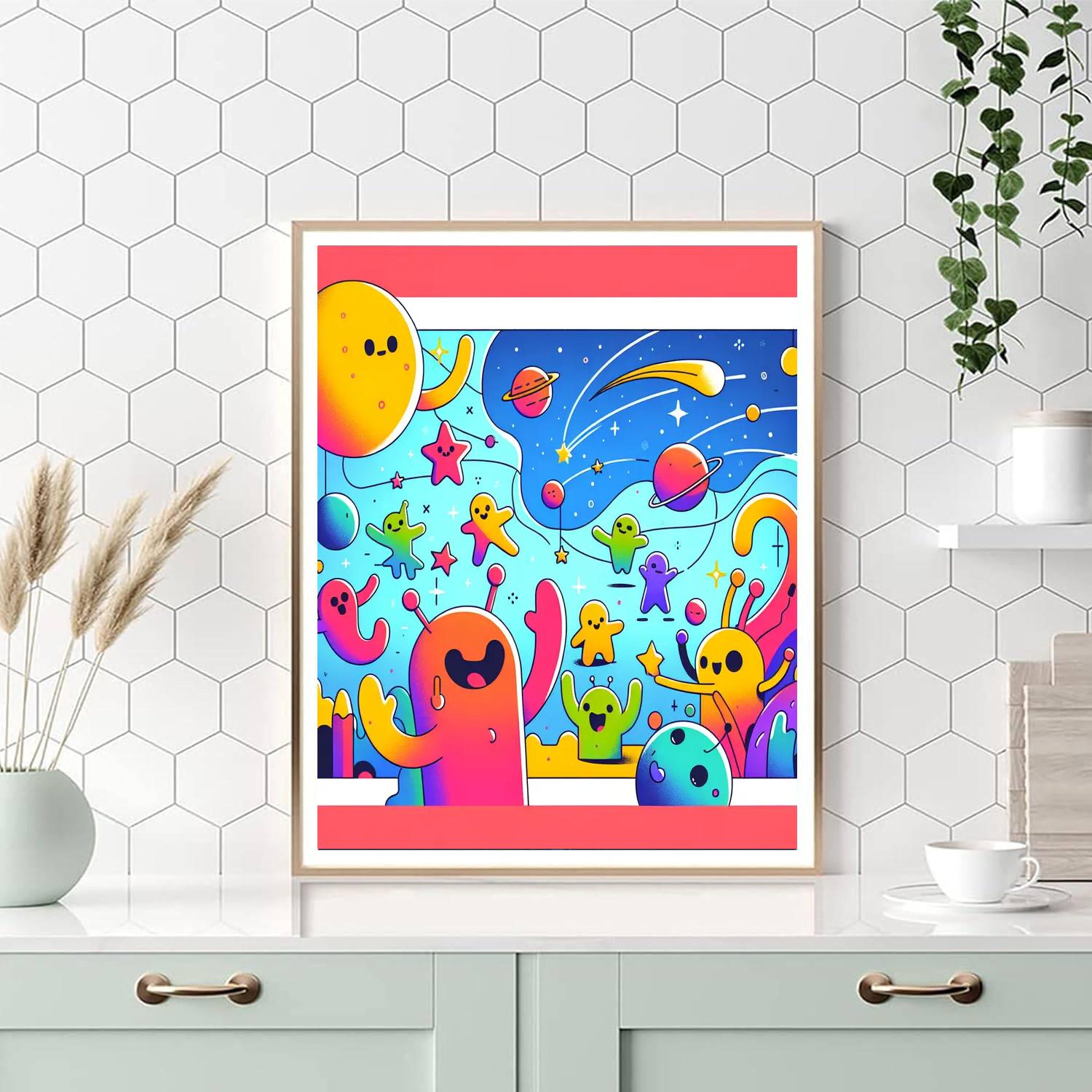 Silly Aliens Paint By Number