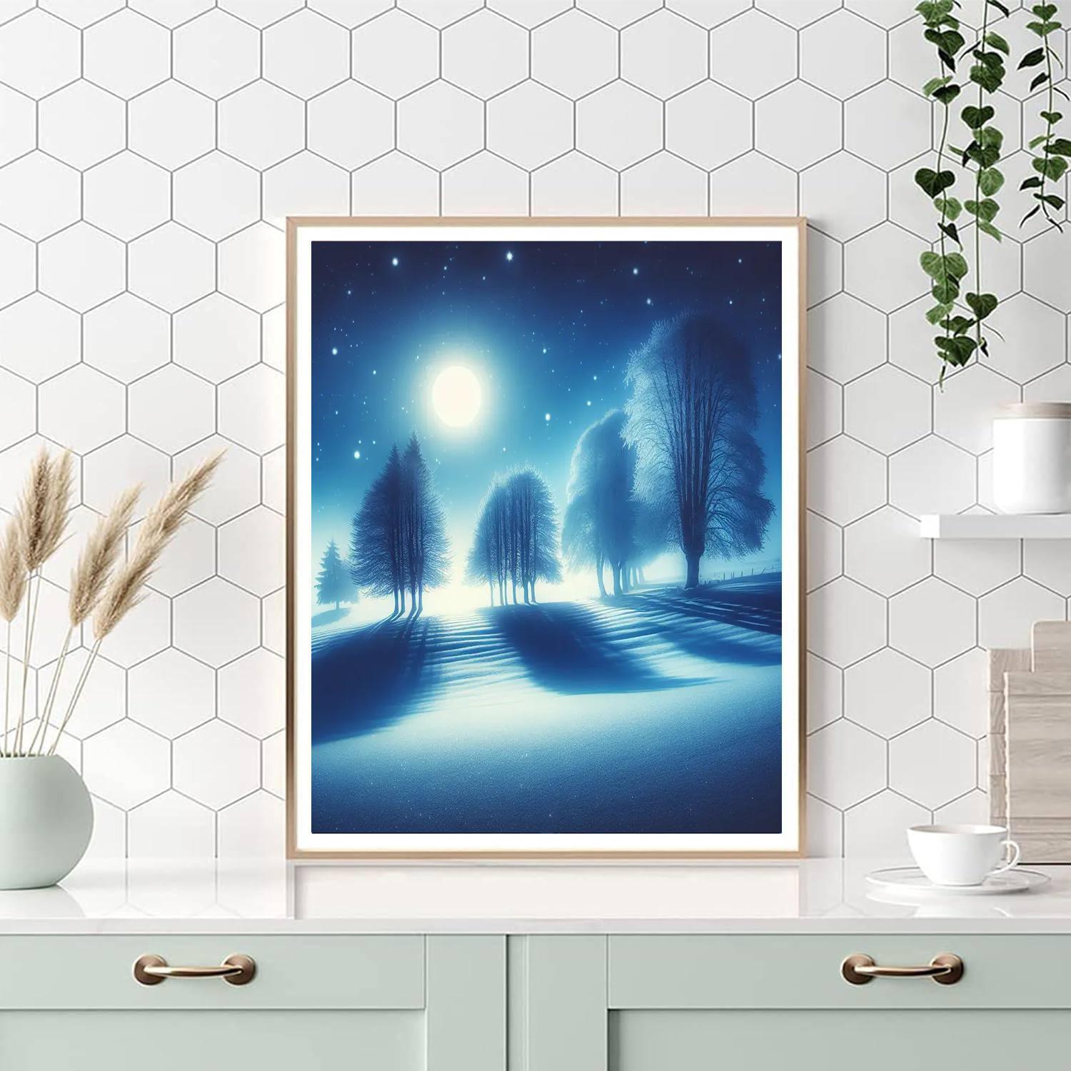 Silent Night's Dream Number Painting