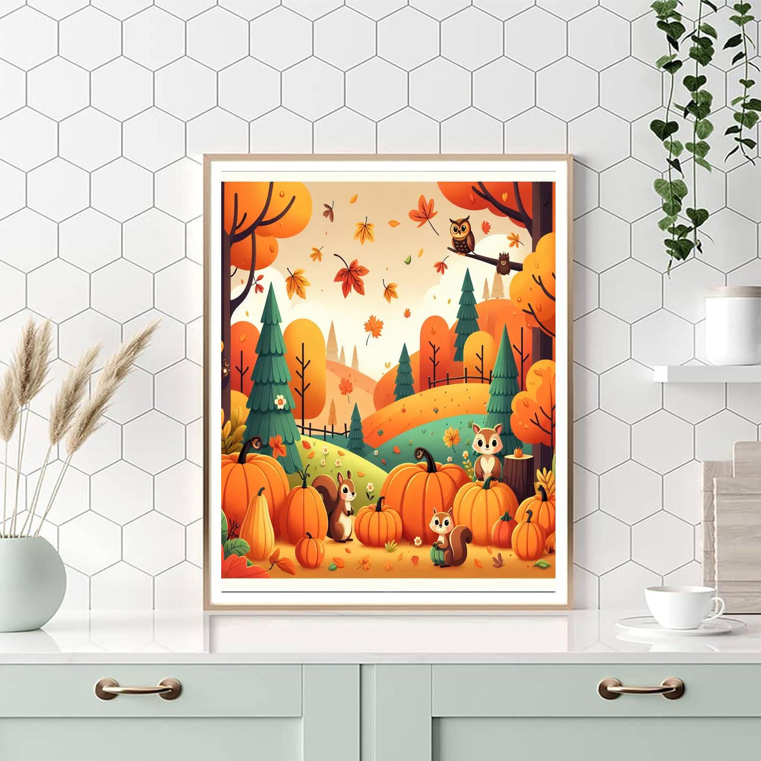 Enchanting Autumn Festival Paint By Color