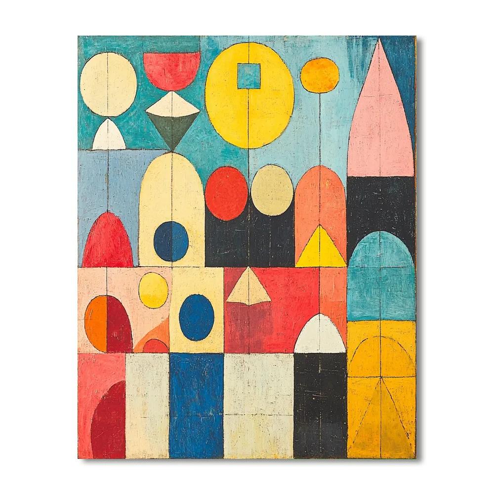 Paul Klee Inspired Elements Of Surprise  Paint By Number