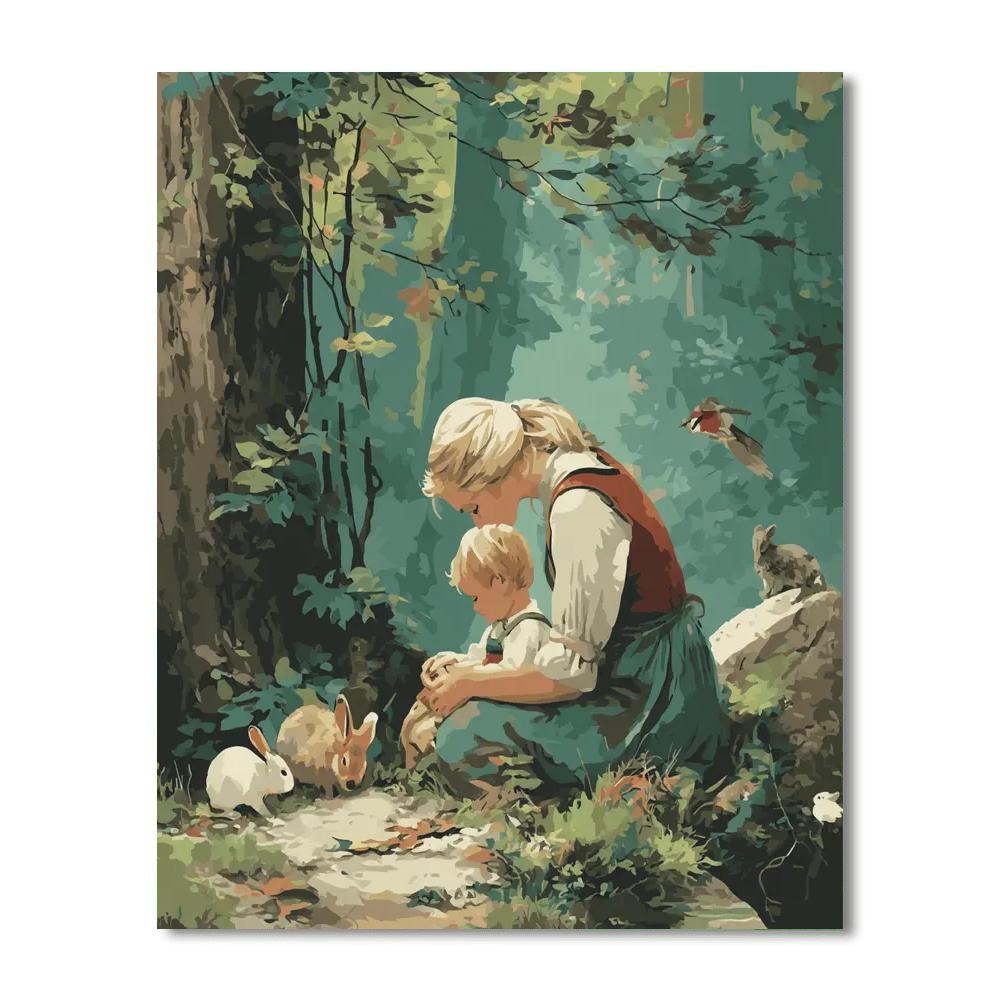 Gentle Guardians DIY Paint By Numbers