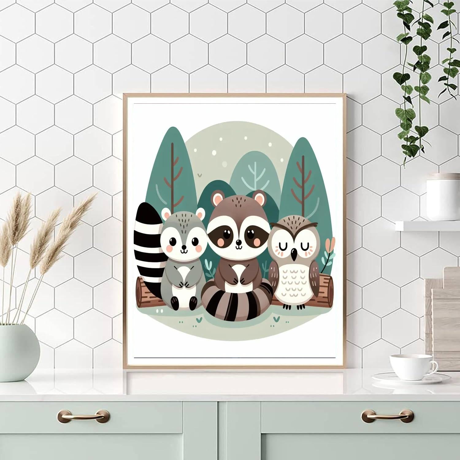 Cozy Critters Painting Number Kit