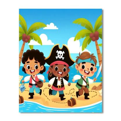Magical Treasure Hunt Numbered Painting Kits