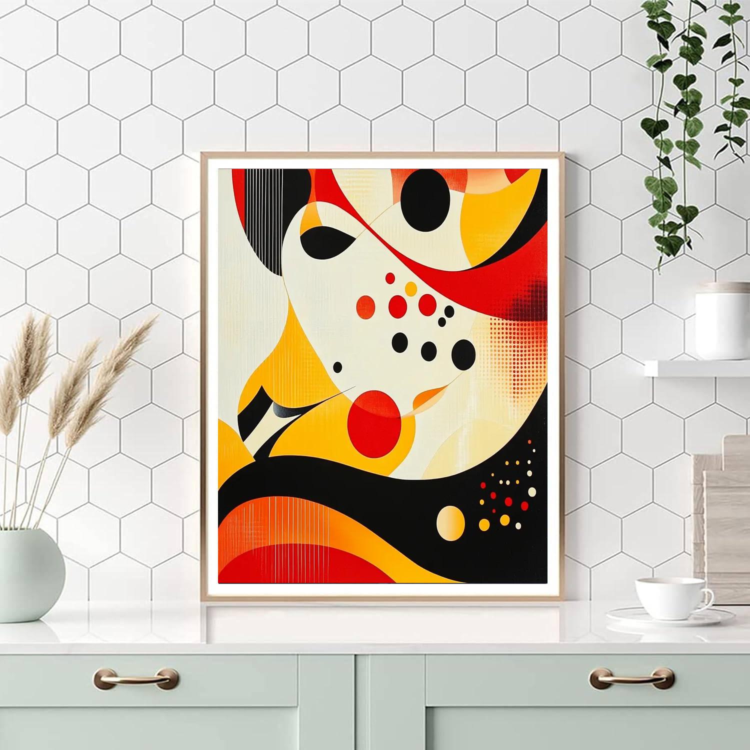 Joan Miró Inspired Mystical Symbols  Paint By Numbers Art