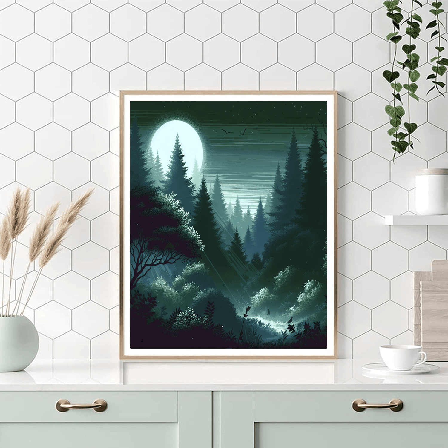 Midnight Forest Mystery Paint By Numbers
