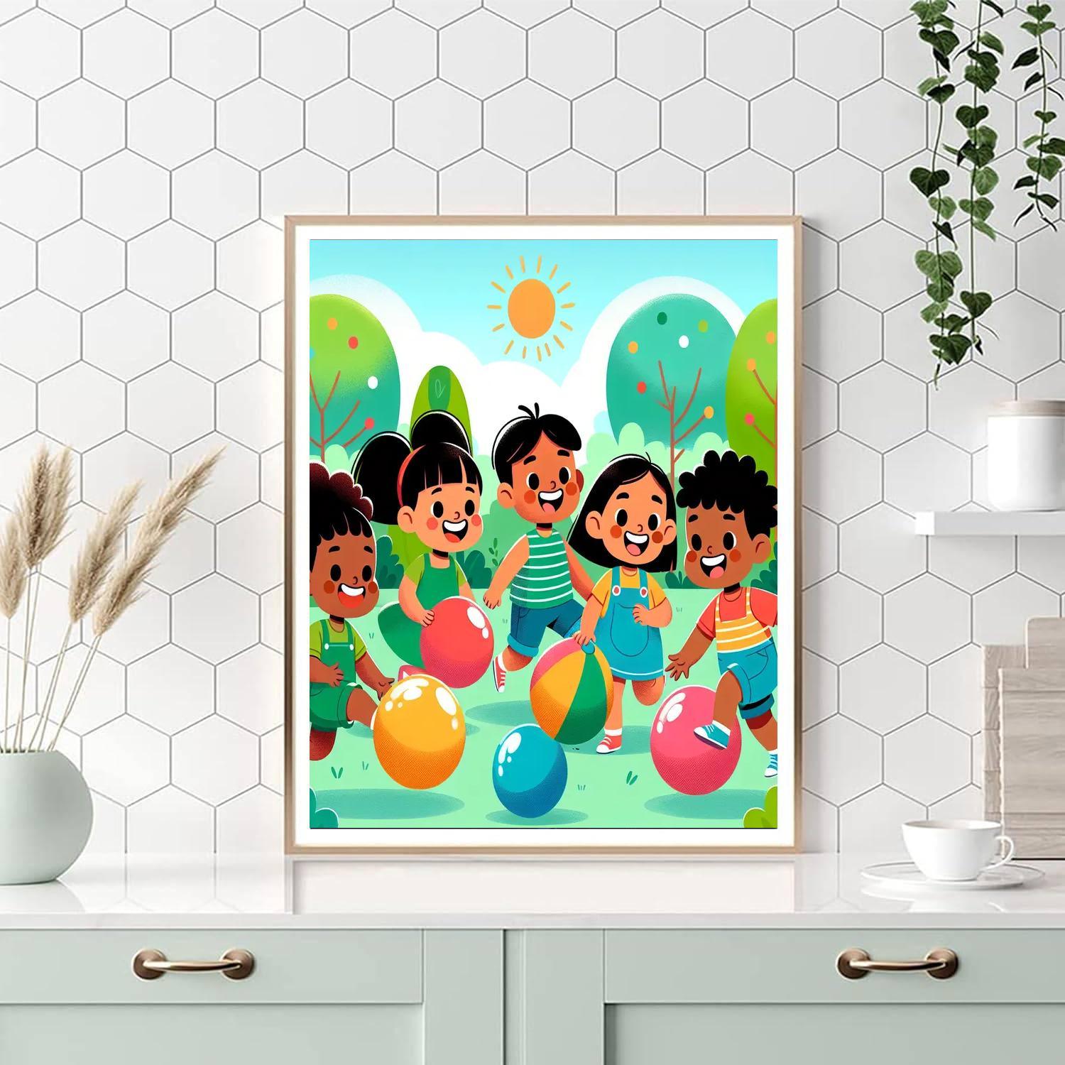 Bouncy Ball Adventure Numbered Painting Kits