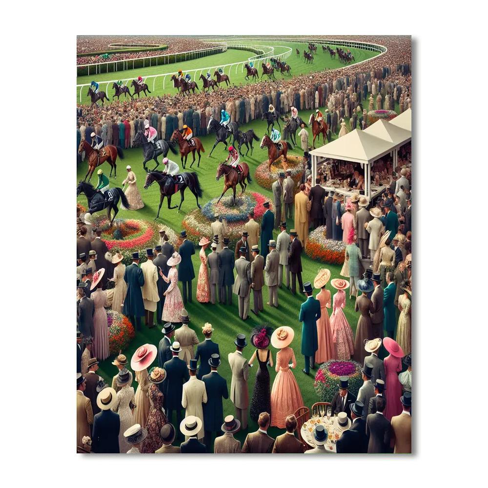 Royal Ascot Number Painting
