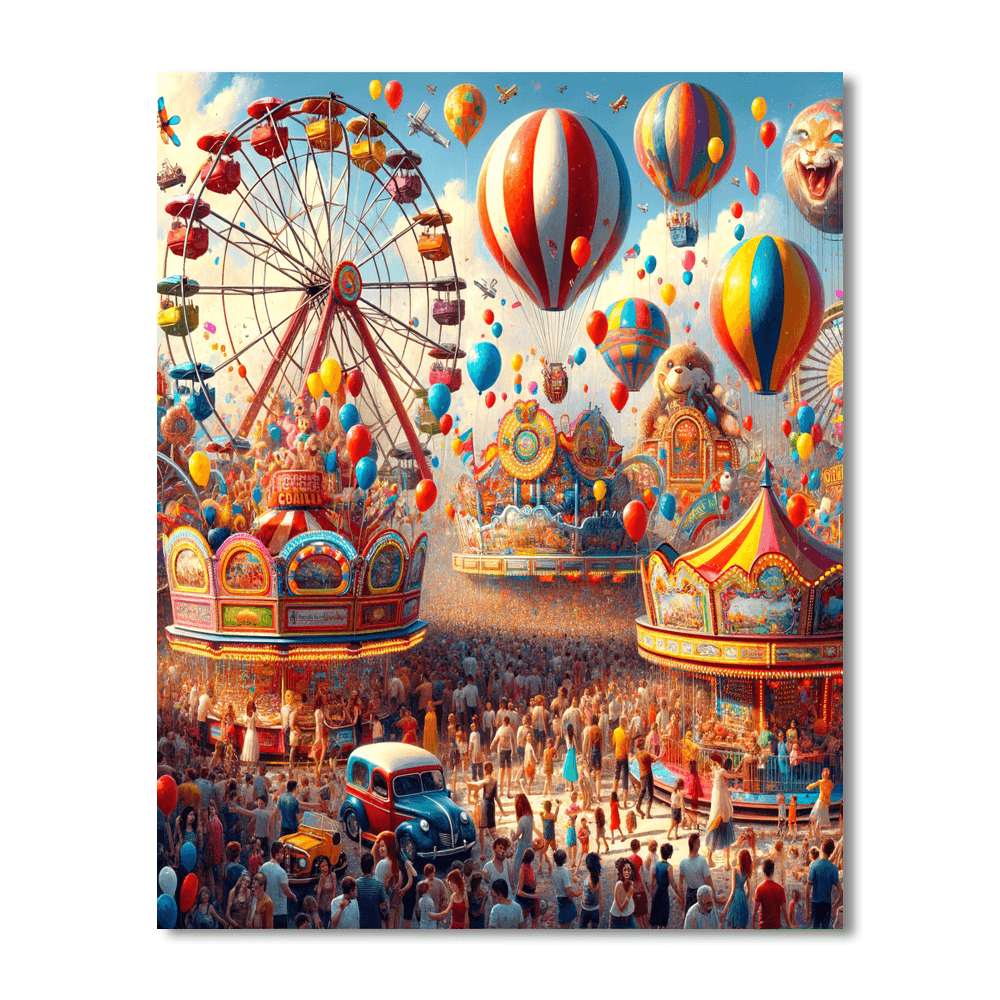 Joyful Carnival Celebration Paint By Numbers