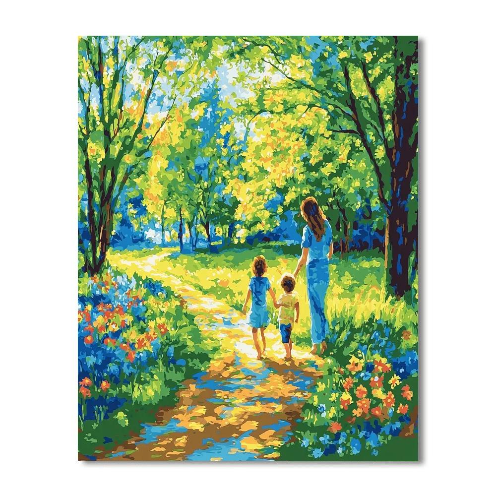 Mom And Me At The Park Paint By Numbers